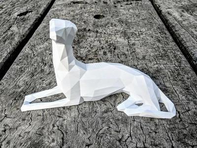 Low Poly Whippet