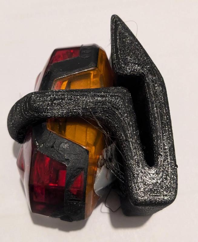 Bike light holder with clip – TPU