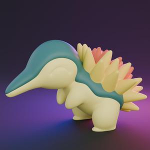 Cyndaquil 3D Pokémon Pokemon Model