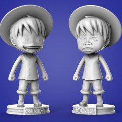 Chibi Monkey D. Luffy 3D Printing Figurine | Assembly