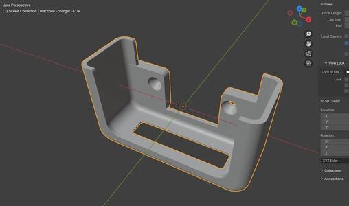 Apple Charger Under-Desk Mount – 60W