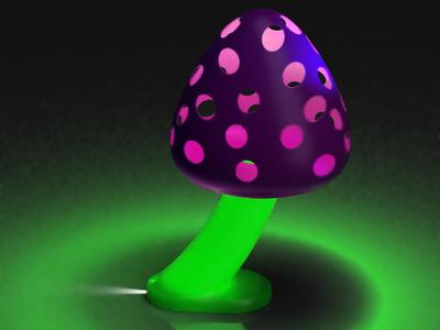 Magic Shroom Lamp-001