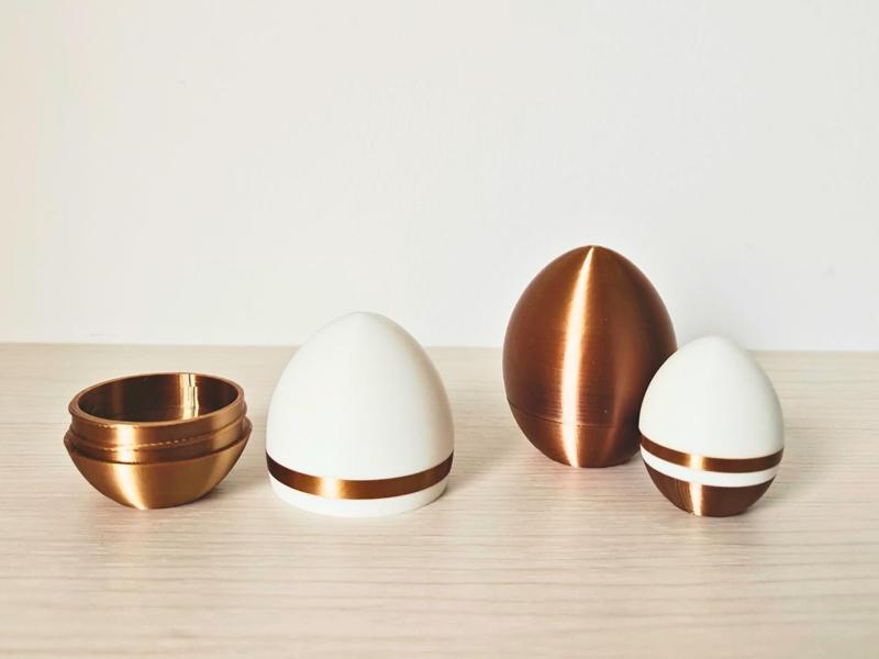 Easter screw-on container eggs