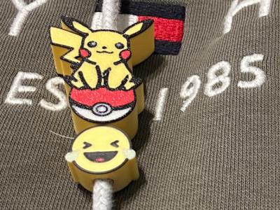Pikachu Drawstring Beads Charm