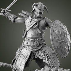 Dovahkiin 3D Printing Figurine | Assembly