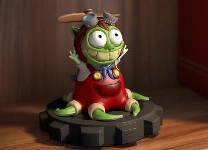 Pet monster Pipsquid – with moveable propeller!