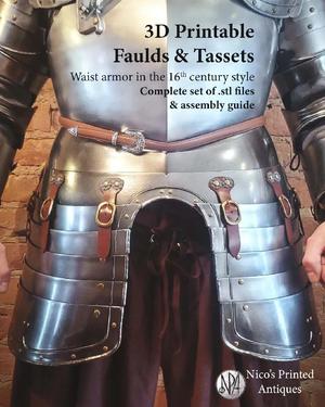 16th Century Plate Faulds and Tassets (hip and waist armor)