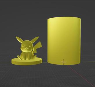 Pikachu Jar.stl