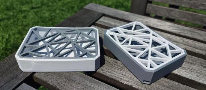Self-Draining Geometric Soap Holder
