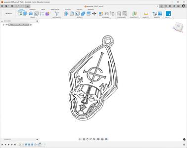 Popestar pin and pendant