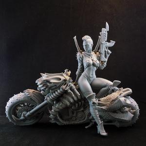 Cyber Metal Biker Chick