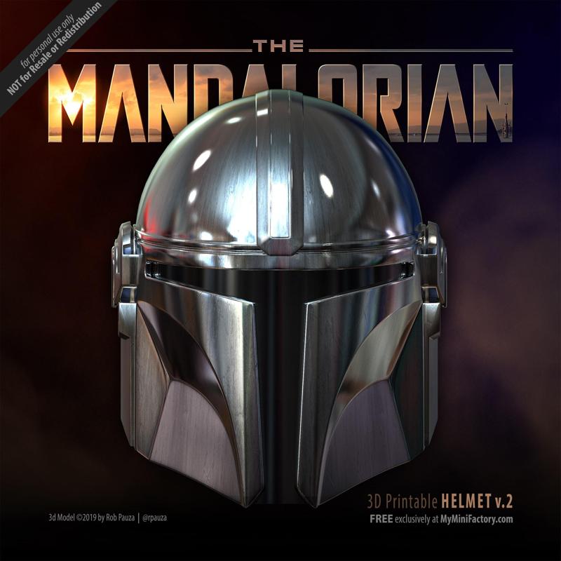 Mandalorian Helmet – v2