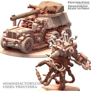 018 OGRESS Car Tank and GENETIST FLESHSCULPTER Grotesque Abomination