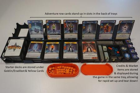 Clank! In! Space! Card & Token Organizer/Display
