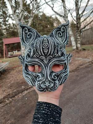 Kitsune inspired half mask