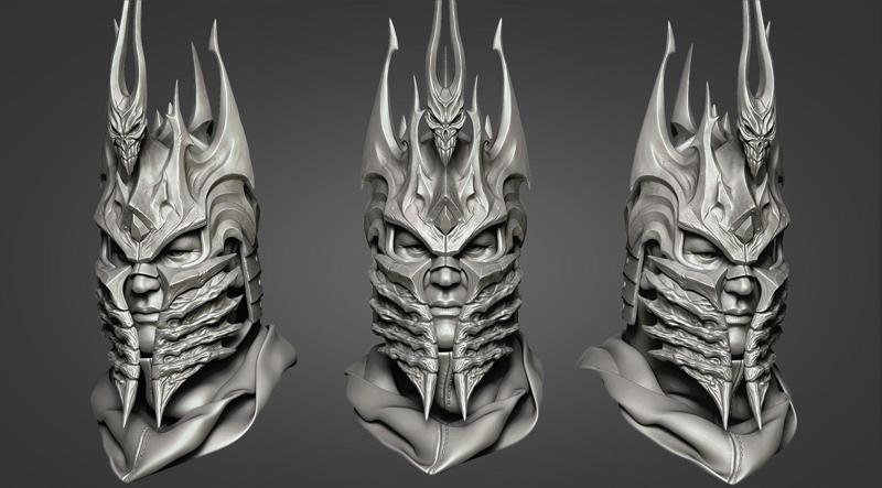 Lich King  Helmet – Helm of Domination