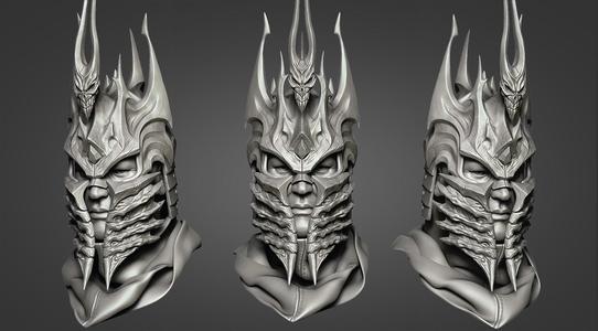 Lich King  Helmet – Helm of Domination