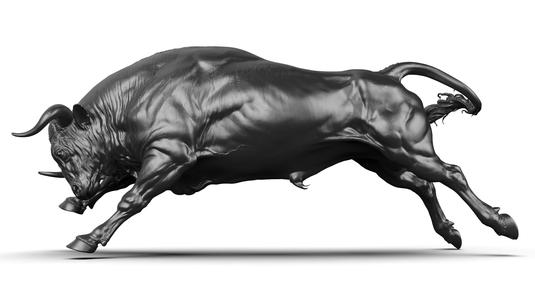 Jumping Bull   I   3D Sculpting