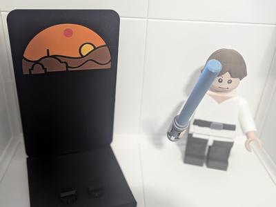 Tatooine Binary Suns Backer Plates