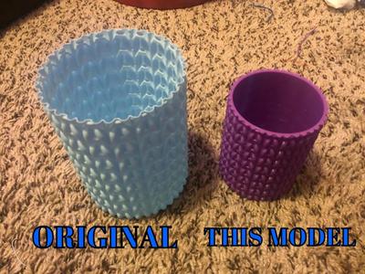 Knitted Pot (remix from belitcha’s design on Thingiverse)