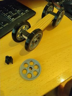 Simple Wheel for Kapla (PLA + TPU)   