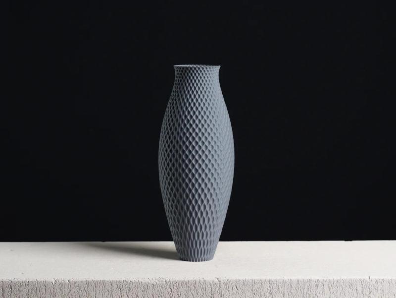 Generative Bulb Vase for Dried Flowers, (vase mode)