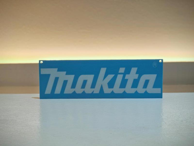Makita Workshop Wall Sign