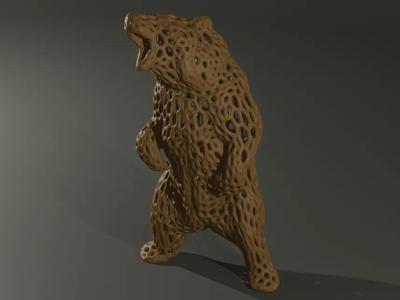 Grizzly Bear Voronoi   