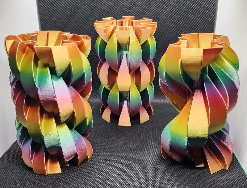 ᛥ Ribbon Spiral Vase Collection ᛥ