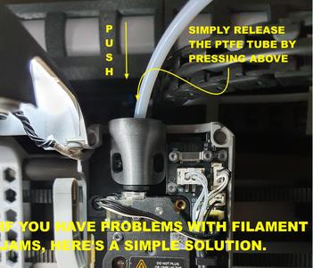 Hotend – Toolhead PTFE Guide
