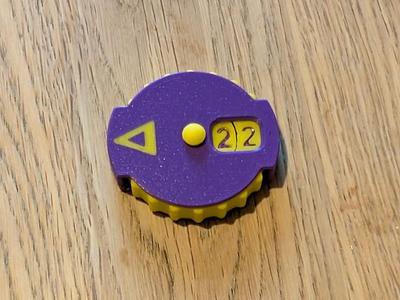 mechanical wound tracker with pin