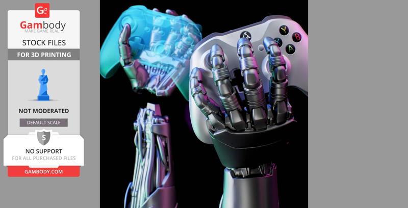 Controller Holder Silverhand Cyberpunk
