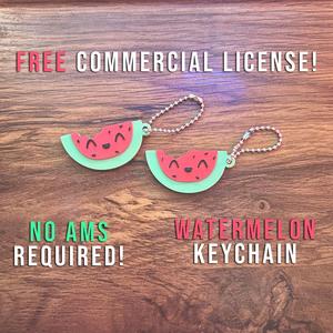 Cute Watermelon Keychain