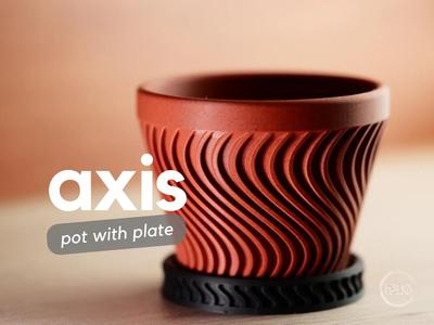 axis · pot with plate