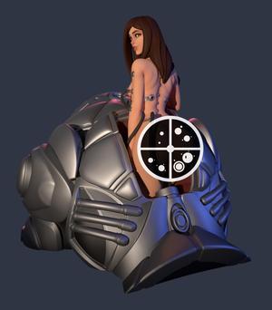 Glamorous Mech Pilot Brandi Display Model