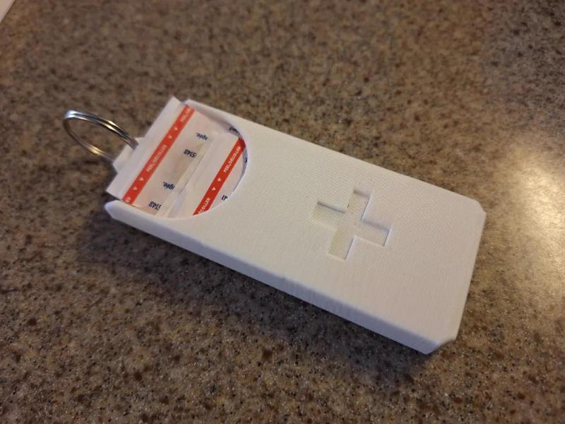 Bandage Key Chain Holder