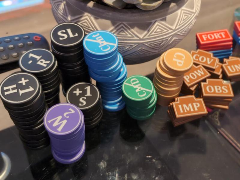 Warhammer Age of Sigmar Round Tokens