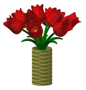 Decorative flower plant vase