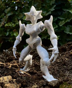 Alien movable action figures for 3d printing