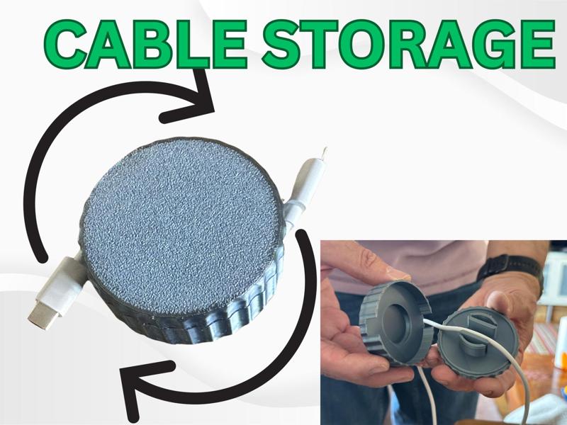 Cable storage roller