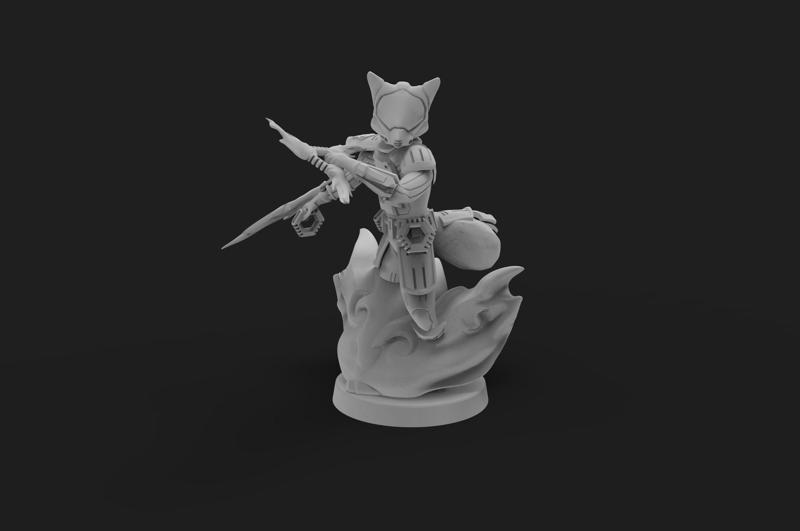 VULPATHIAN INFILTRATOR (BEAM KATAR, BEAM SHURIKEN) HARLEQUIN PLAYER PROXY
