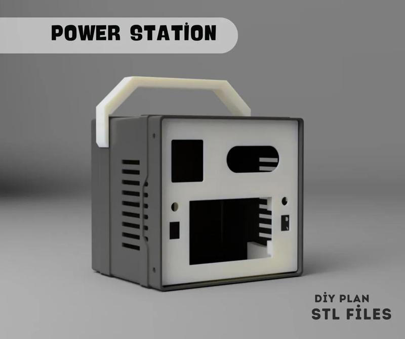 Handmade power station, DIY Solar System | Solar Charging Power Station | STL Files and Bill of Materials