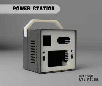 Handmade power station, DIY Solar System | Solar Charging Power Station | STL Files and Bill of Materials