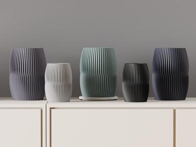 Modern Vase with Spiral Vase mode Option. elegant