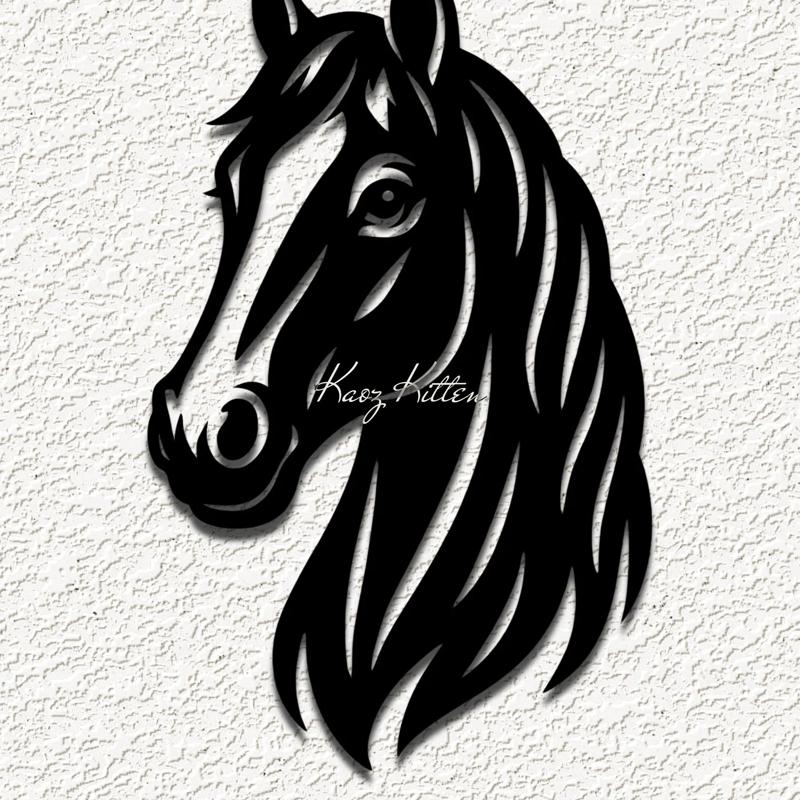 country horse b wall art home decor