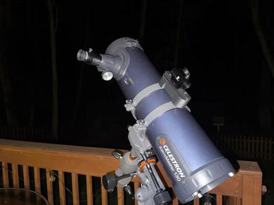 Celestron Newtonian Telescope Red Dot Sight Picatinny Rail Mount