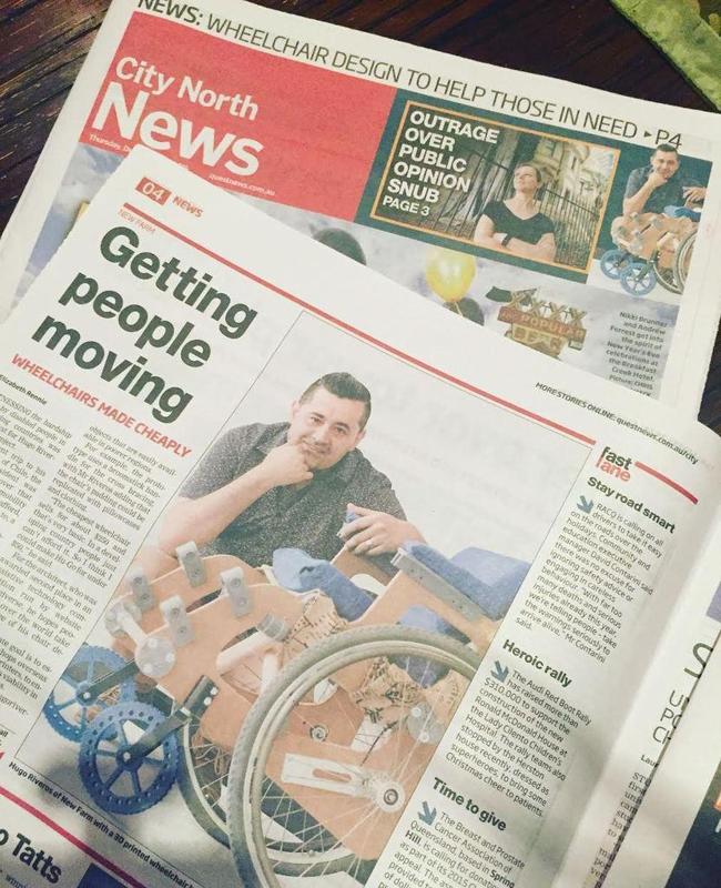 Wheelchair for people in third world countries ‘HU-GO’