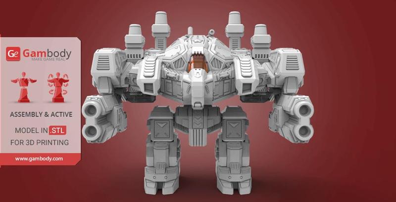 Terran Thor 3D Printing Model | Assembly + Action