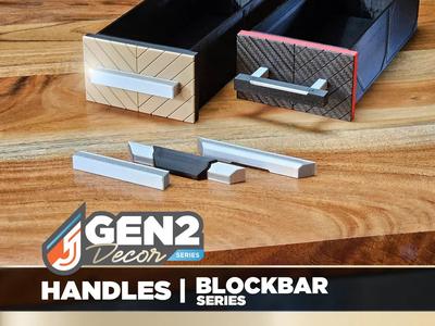 GEN2 Decor Handles – BlockBar Series