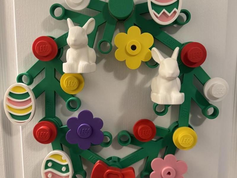 Easter Eggs for Not another LEGOBrick Wreath